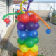 Ballongirlande stehend